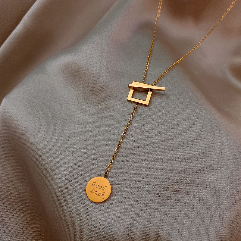 Gosir Gelang Lucky Charm 2025 untuk Wanita - 18k Stainless Steel Anti Pudar | Bangle Perhiasan Hadiah Elegan - 我的商店