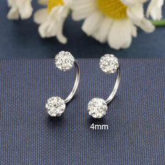 Anting Tusuk U Shambhala Wanita – Titanium Steel Elegan Anti Kusam & Bisa Grosir