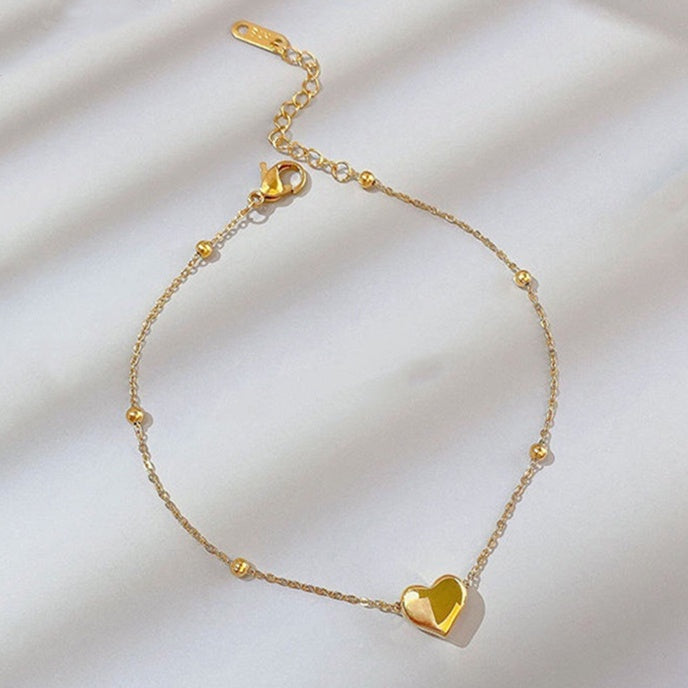 Gelang Hati Wanita - Anti Kusam & Tidak Pudar, Aksesoris Manik Cantik untuk Hadiah Spesial - 我的商店