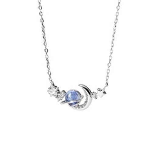 Kalung Pasangan Bulan Vintage - Stainless Steel, Liontin Bulan, Tidak Kusam, Elegan & Cocok untuk Hadiah! - 我的商店