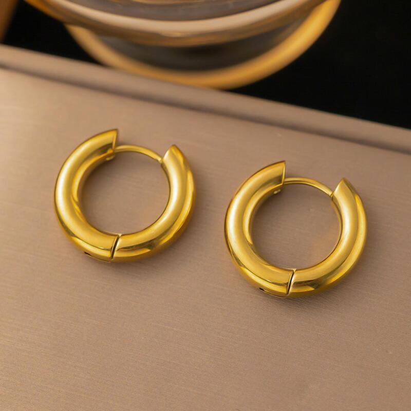 Anting Pasangan Wanita Stainless Steel Motif Bunga 4 Daun Anti Luntur perhiasandirect