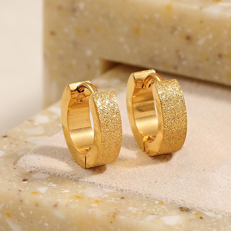 Anting Pasangan Wanita Stainless Steel Motif Bunga 4 Daun Anti Luntur perhiasandirect