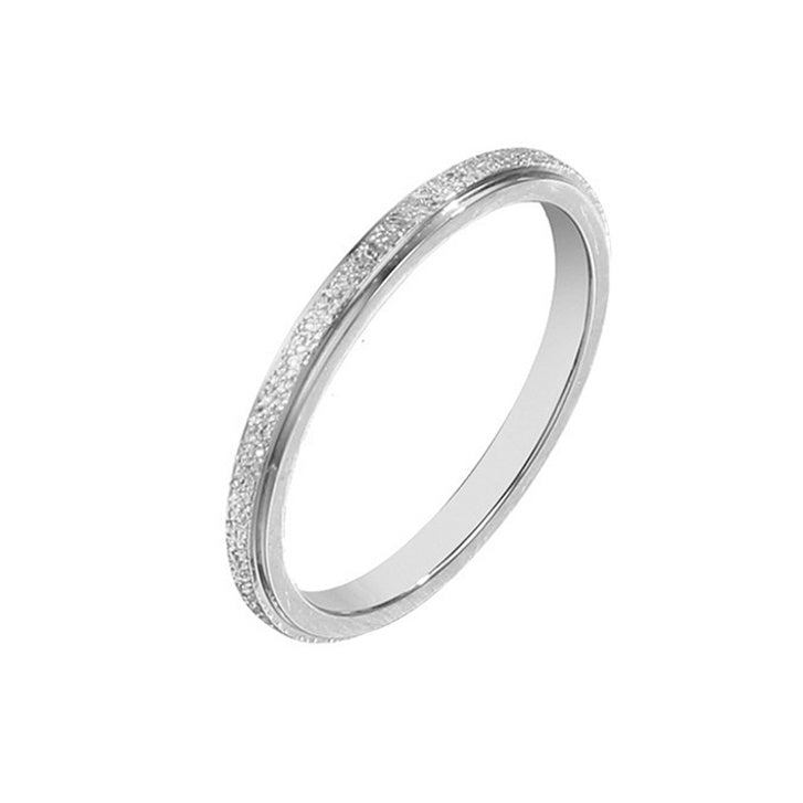 Cincin Wanita Stainless Steel - Lapis Emas, Tidak Kusam & Tidak Pudar, Elegan & Trendi! - 我的商店