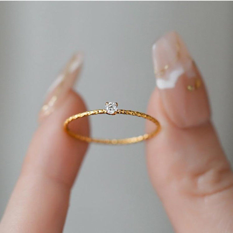Grosir Cincin Berlian Kembang Kol untuk Wanita – Cincin Emas Aksesoris Perhiasan Elegan - 我的商店