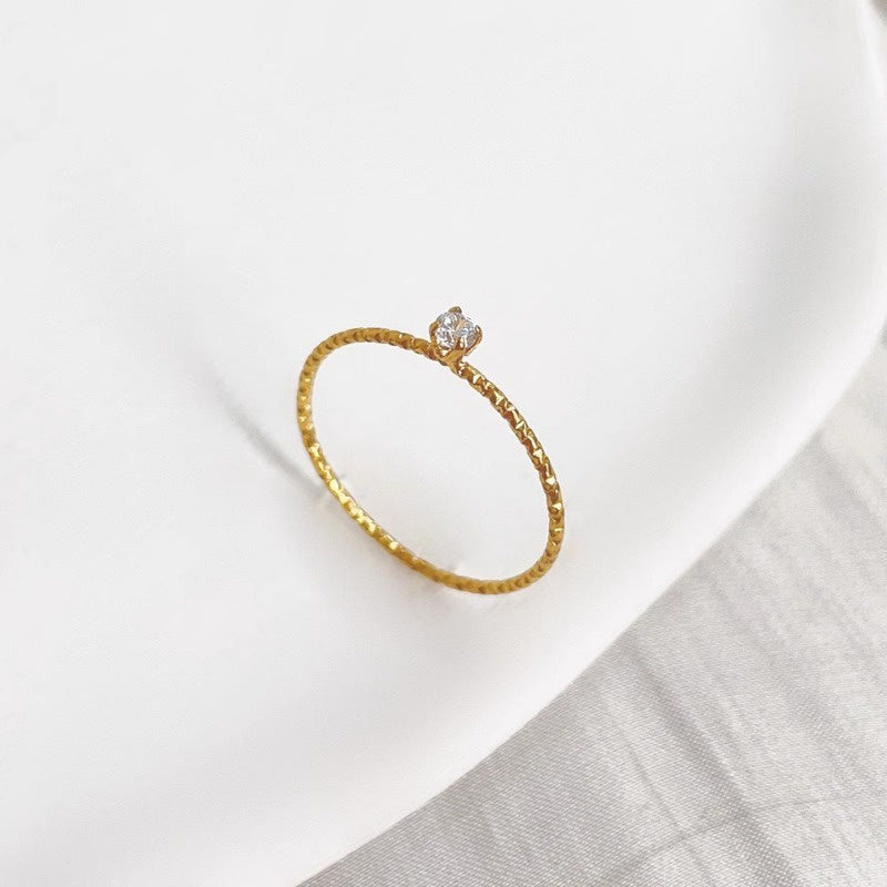 Grosir Cincin Berlian Kembang Kol untuk Wanita – Cincin Emas Aksesoris Perhiasan Elegan - 我的商店