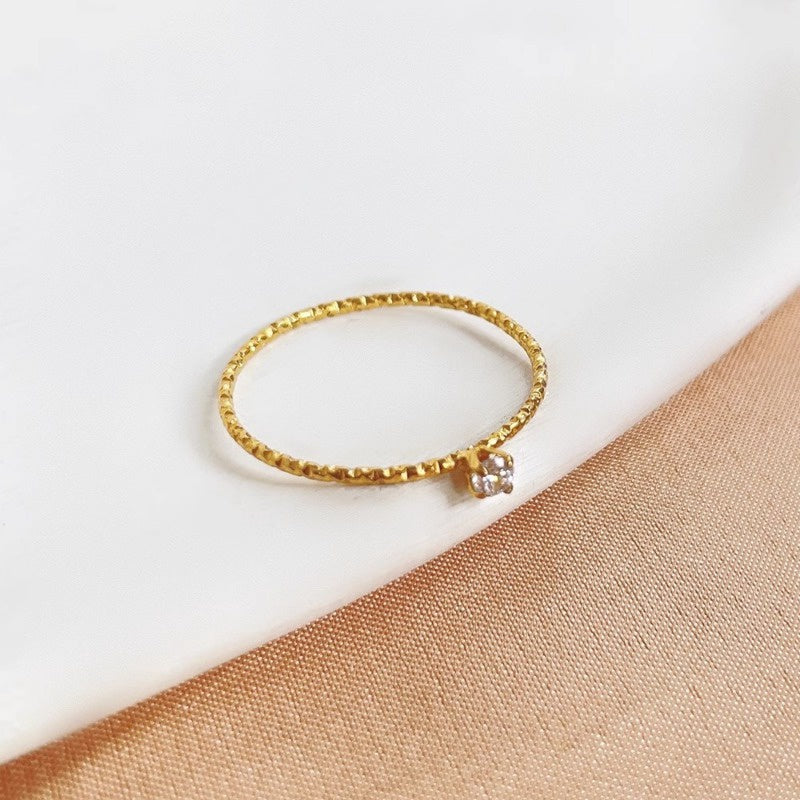 Grosir Cincin Berlian Kembang Kol untuk Wanita – Cincin Emas Aksesoris Perhiasan Elegan - 我的商店