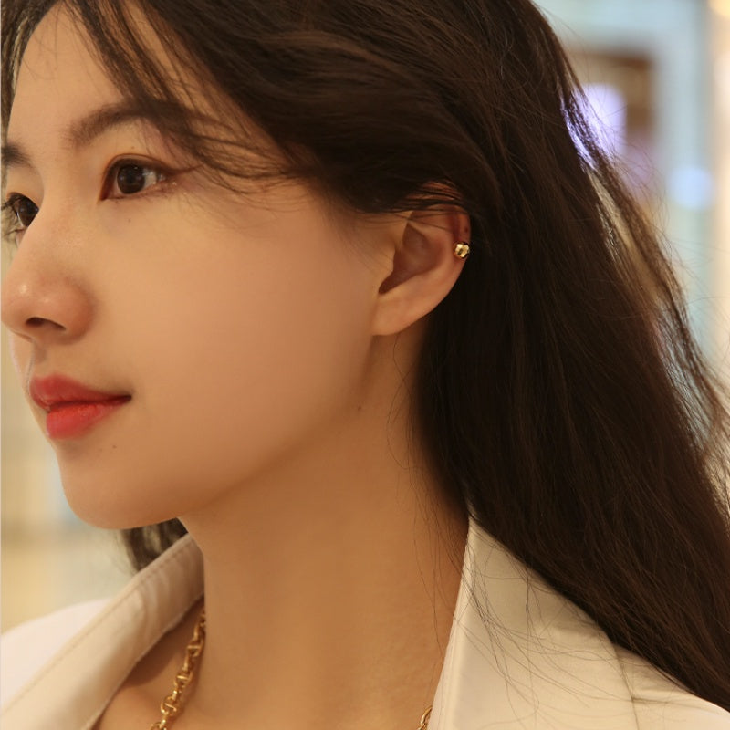 Grosir Anting Huggie Titanium 14K untuk Wanita – Desain Berlian, Cubic Zirconia, Anting Stud Piercing - 我的商店