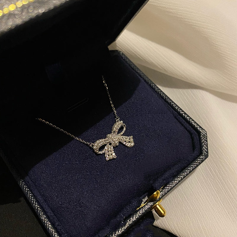 Grosir Kalung Wanita Liontin Pita Emas - Tidak Kusam, Cocok untuk Hadiah! - 我的商店
