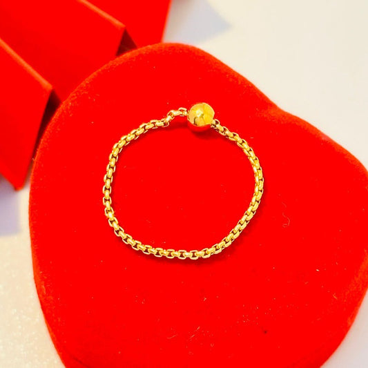 Grosir Cincin Wanita Emas dengan Manik Berlian - Cocok untuk Hadiah! - 我的商店
