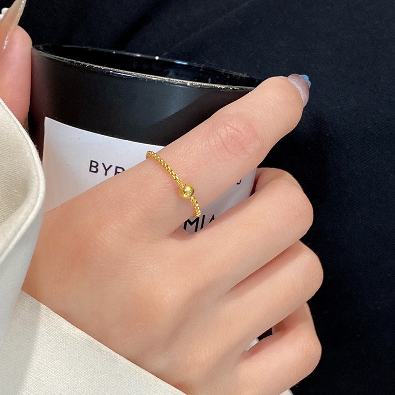 Grosir Cincin Wanita Emas dengan Manik Berlian - Cocok untuk Hadiah!