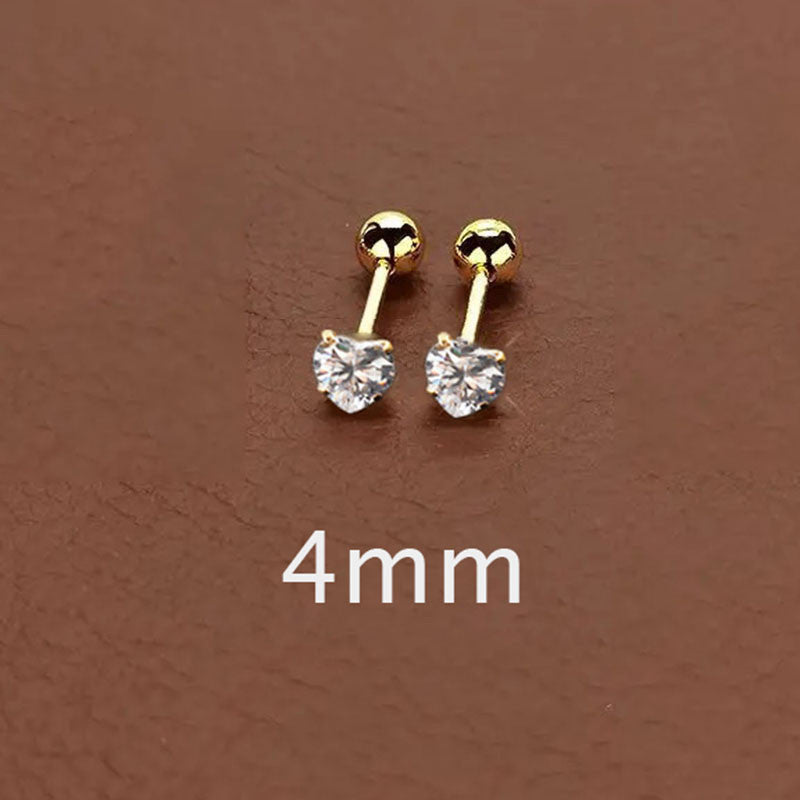 Anting Tulang Telinga Zircon Love Stainless Steel perhiasandirect