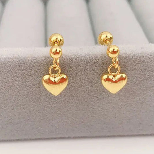Anting Liontin Hati Stainless Steel perhiasandirect