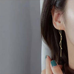 Anting Rumbai Panjang Wanita – Gaya Baru Elegan dari Baja Titanium Anti Karat