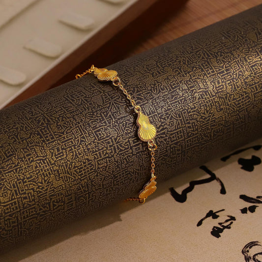 Gelang Wanita Holografis Fu Ganda & Liontin Labu – Desain Elegan Trendi 2025, Perhiasan Mewah perhiasandirect