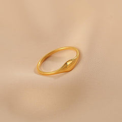Cincin Titanium Simple Elegan Mewah Korea Fashion Style Trending