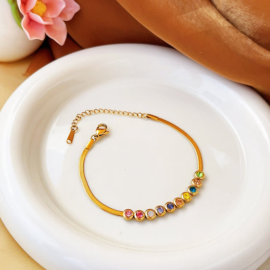 Kalung & Gelang Wanita Baja Titanium Warna Elegan perhiasandirect