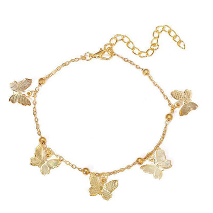 Gelang Liontin Kupu-Kupu Wanita – Desain Simple & Elegan | Model Hollow Butterfly untuk Gaya Pantai & Sehari-hari perhiasandirect