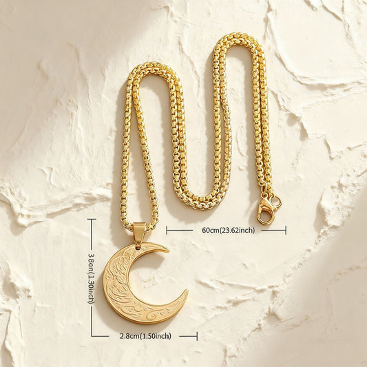 Kalung Bulan Bertulisan – Perhiasan Spesial Ramadhan, Hadiah Bermakna untuk Wanita