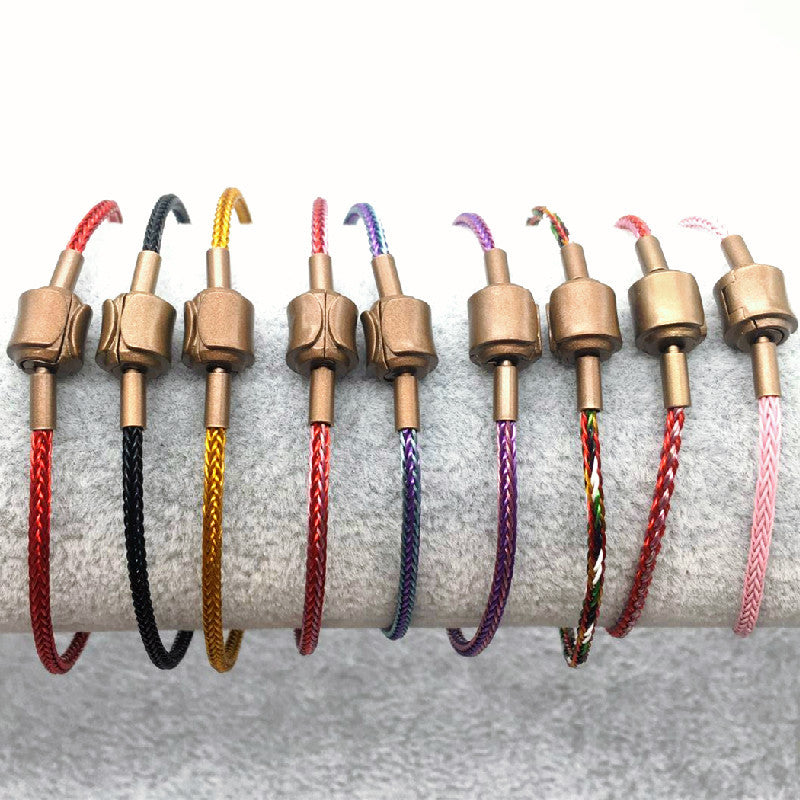 Gelang Tali Kawat Anti Air Waterproof Untuk Charm Liontin Huruf Emas perhiasandirect