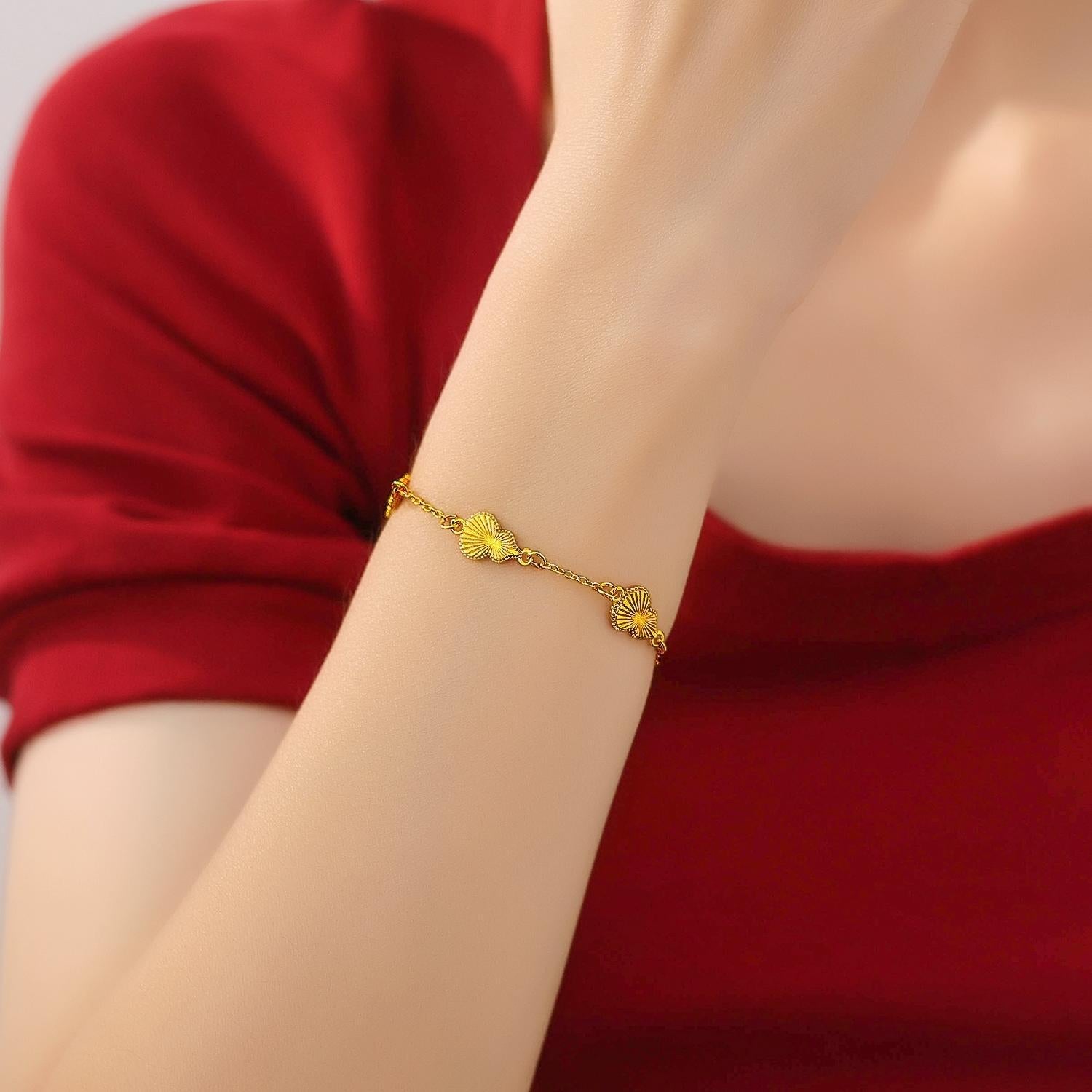 Gelang Wanita Holografis Fu Ganda & Liontin Labu – Desain Elegan Trendi 2025, Perhiasan Mewah perhiasandirect