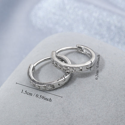 Anting Cincin Love Berlapis Emas Gaya Simple Elegan perhiasandirect