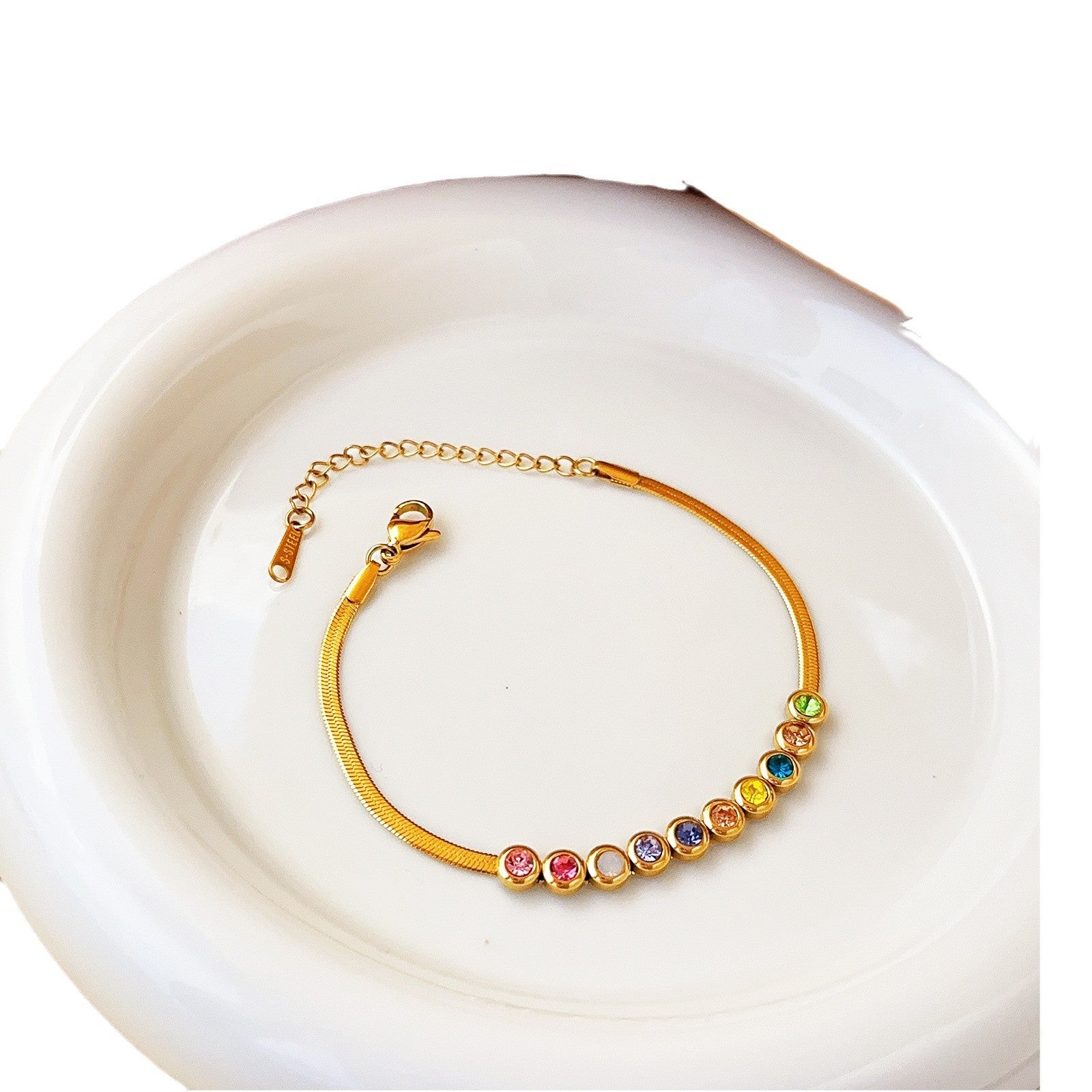 Kalung & Gelang Wanita Baja Titanium Warna Elegan perhiasandirect