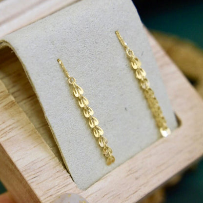 Anting Emas untuk Wanita - Hypoallergenic Anti Pudar | Perhiasan Hadiah Elegan - 我的商店