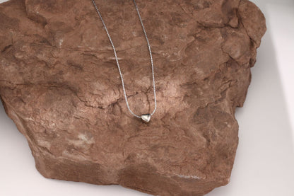 Kalung Hati Kecil Wanita Baja Titanium 18K Emas perhiasandirect