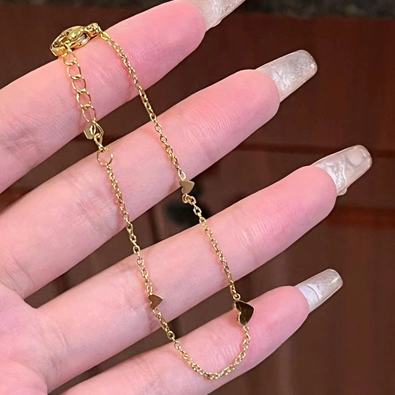 Kalung Hati Unik Wanita 2025 Baja Titanium Minimalis perhiasandirect
