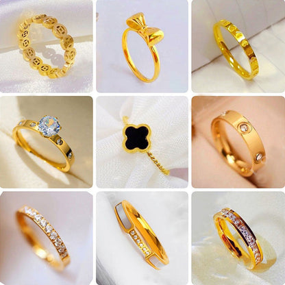 Cincin Kawin Wanita - Cincin Berlian Emas Anti Kusam, Perhiasan Pernikahan Elegan, Hadiah Spesial, Grosir Harga Terbaik 我的商店