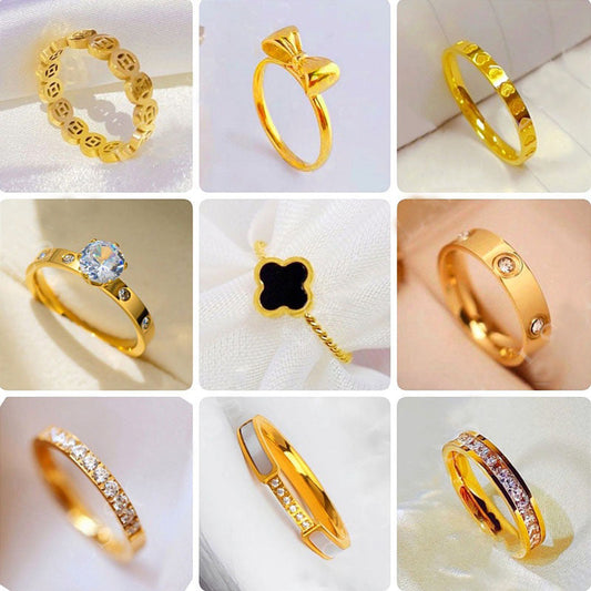 Cincin Kawin Wanita - Cincin Berlian Emas Anti Kusam, Perhiasan Pernikahan Elegan, Hadiah Spesial, Grosir Harga Terbaik 我的商店
