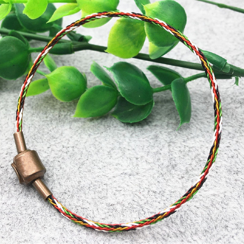 Gelang Tali Kawat Anti Air Waterproof Untuk Charm Liontin Huruf Emas perhiasandirect