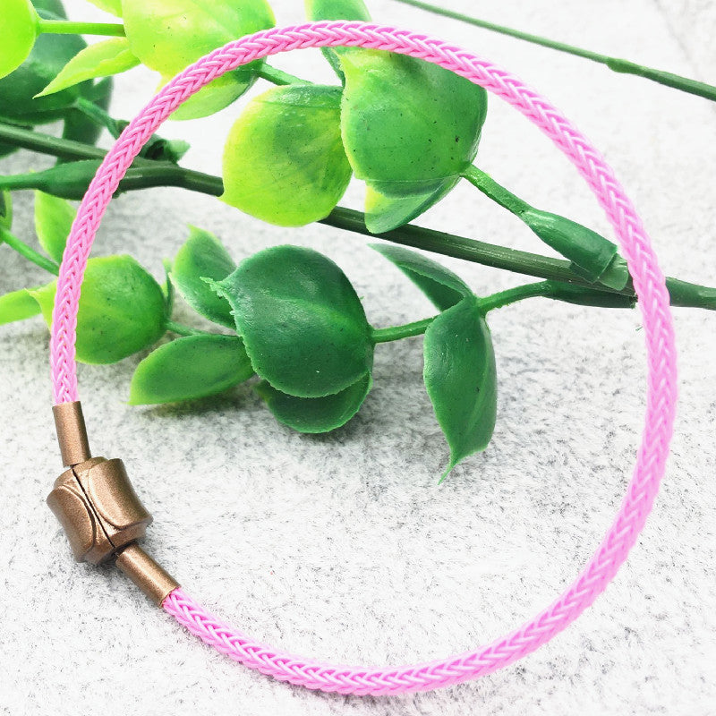 Gelang Tali Kawat Anti Air Waterproof Untuk Charm Liontin Huruf Emas perhiasandirect