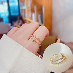 Cincin Wanita – Gaya Korea Aesthetic, Anti Karat & Bisa Disesuaikan