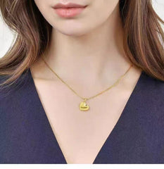 Grosir Kalung Wanita Stainless Steel Lapis Emas 18K - Model Korea, Trendi & Tidak Kusam!