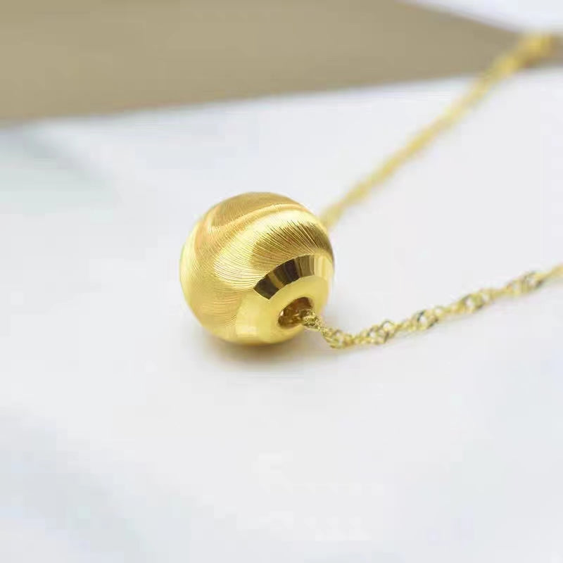 Kalung Personalisasi Mata Kucing 18k Wanita - Perhiasan Stainless Steel Elegan Anti Kusam, Pendant Trendy, Grosir Harga Terbaik - 我的商店