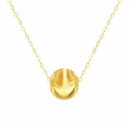 Kalung Personalisasi Mata Kucing 18k Wanita - Perhiasan Stainless Steel Elegan Anti Kusam, Pendant Trendy, Grosir Harga Terbaik - 我的商店