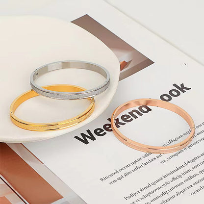 Grosir Gelang Bangle Baja Tahan Karat untuk Wanita – Elegan, Anti Karat, Hipoalergenik - 我的商店