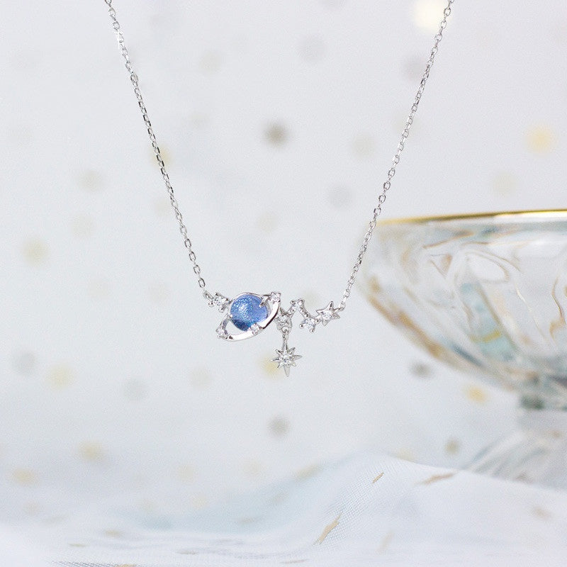 Kalung Pasangan Bulan Vintage - Stainless Steel, Liontin Bulan, Tidak Kusam, Elegan & Cocok untuk Hadiah! - 我的商店