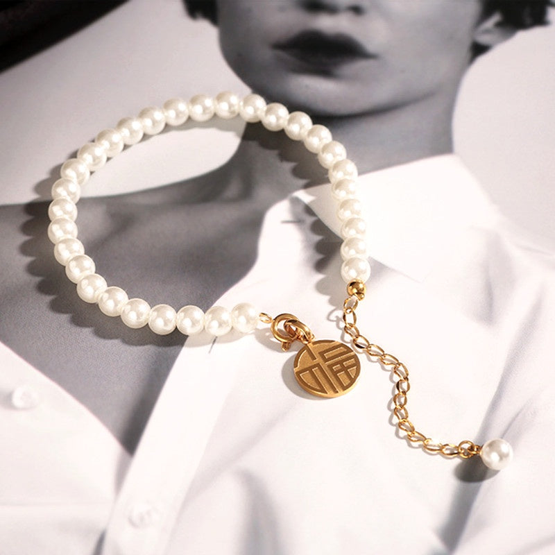 Gelang Hati Wanita - Stainless Steel Emas Anti Kusam, Aksesoris Perhiasan Elegan - 我的商店