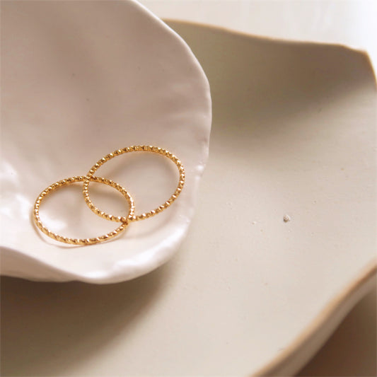 Cincin Couple Vintage Wanita - Perhiasan Stainless Steel Emas Anti Kusam, Hadiah Spesial, Grosir Harga Terbaik - 我的商店