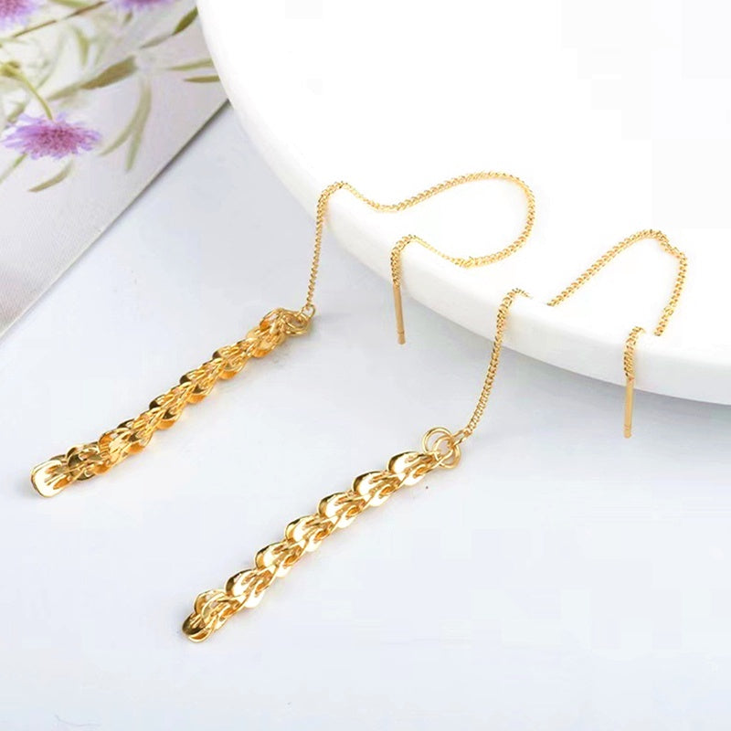Anting Emas untuk Wanita - Hypoallergenic Anti Pudar | Perhiasan Hadiah Elegan - 我的商店
