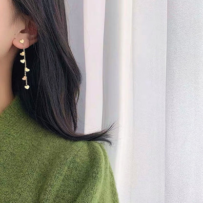 Anting Hati Pembawa Keberuntungan - Emas Stainless Steel Hypoallergenic untuk Wanita - 我的商店