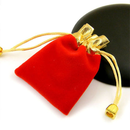 Kantong Velvet untuk Kemasan Perhiasan - Tas Hadiah Lucky Red, Praktis & Elegan! - 我的商店