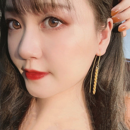 Anting Emas untuk Wanita - Hypoallergenic Anti Pudar | Perhiasan Hadiah Elegan - 我的商店