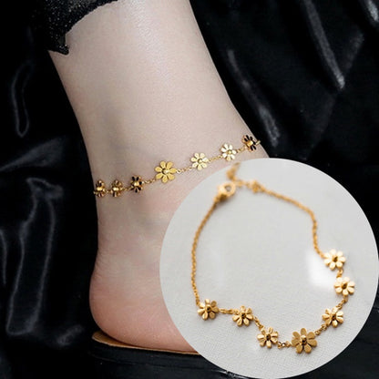 Gelang Kaki Wanita Vintage Liontin Hati - Stainless Steel, Tidak Kusam & Tidak Pudar, Elegan & Awet! - 我的商店