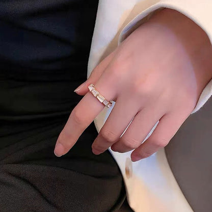 Cincin Wanita Bambu Adjustable - Emas, Tidak Kusam, Elegan & Cocok untuk Setiap Ukuran Jari! - 我的商店