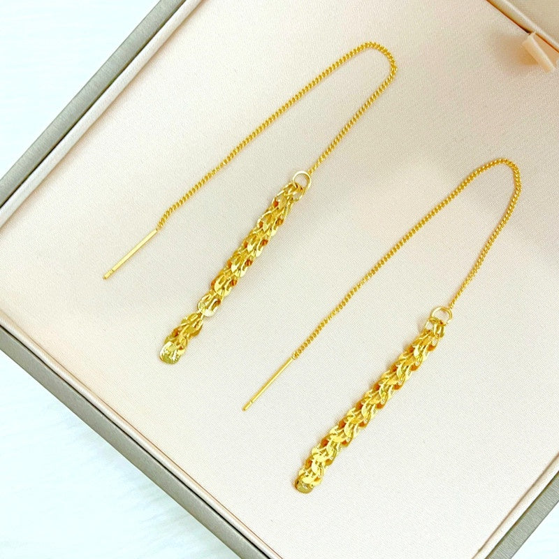 Anting Emas untuk Wanita - Hypoallergenic Anti Pudar | Perhiasan Hadiah Elegan - 我的商店