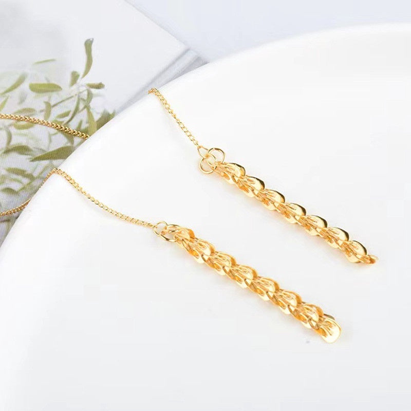 Anting Emas untuk Wanita - Hypoallergenic Anti Pudar | Perhiasan Hadiah Elegan - 我的商店