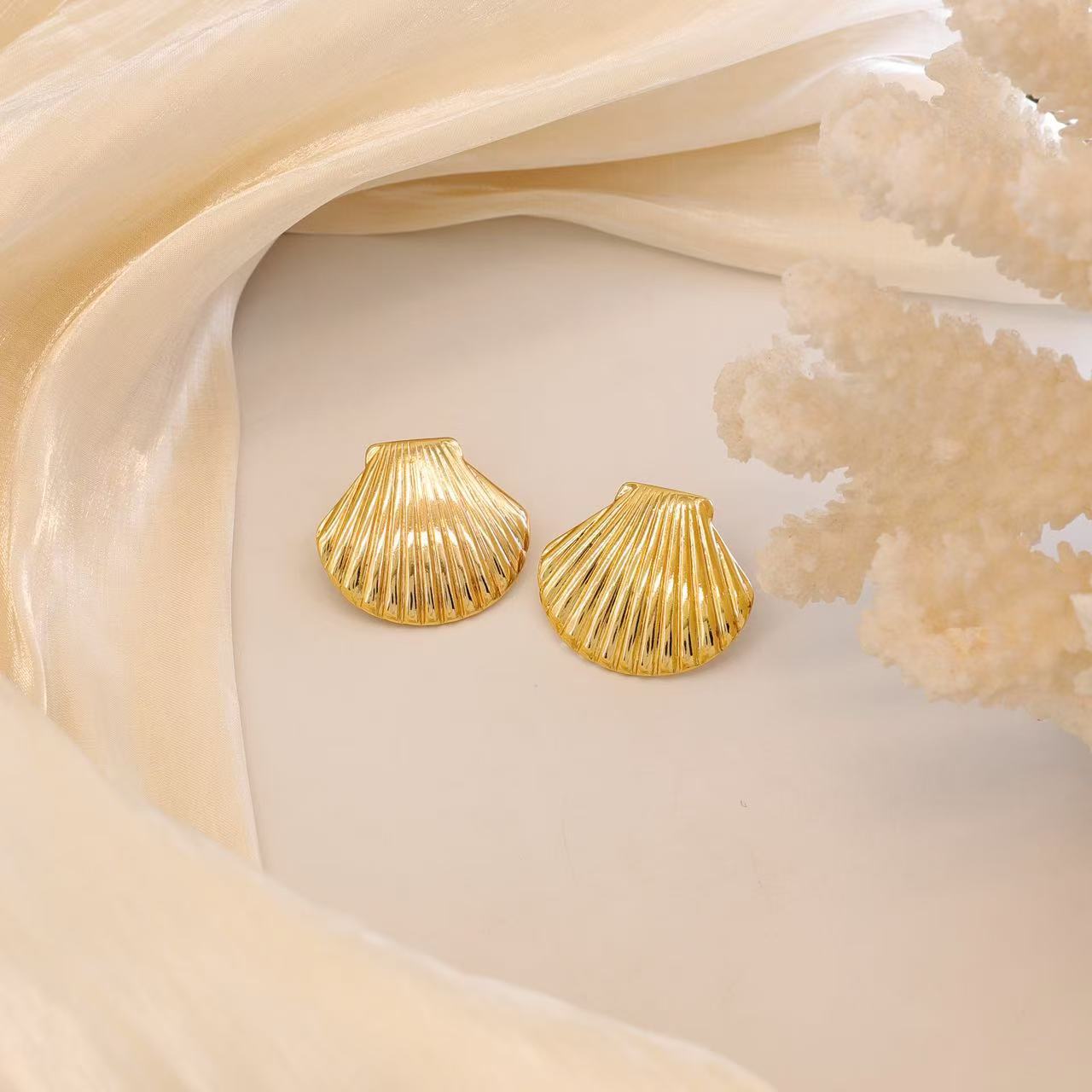 Anting Bintang Laut Stainless Steel Wanita - Gaya Laut Musim Panas yang Elegan Grosir perhiasandirect